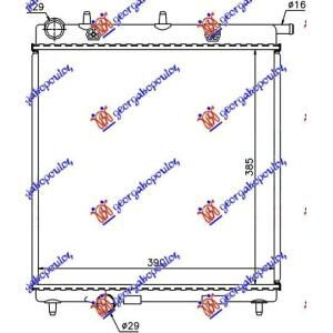 HLADNJAK MOTORA 1.4 DIZEL (38x39x2.7) CITROEN C2 (2003-2008) (OEM: 1330E5, 1330E6, 1330Q5)